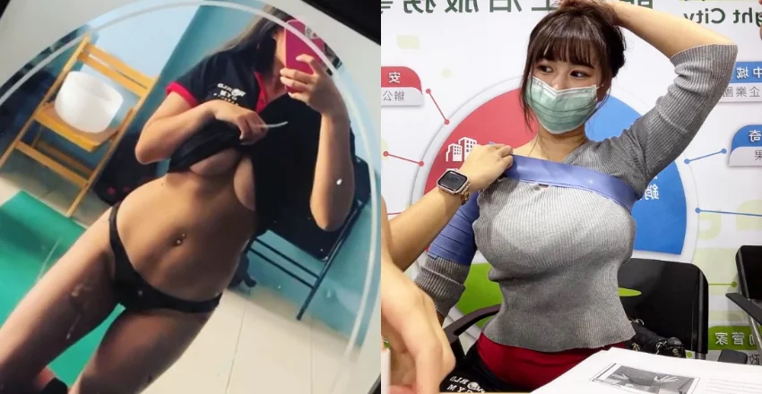 台中World Gym教練「Alley」掀衣蹦出渾圓雙球　網友：又想練壺鈴了 - 網路美女