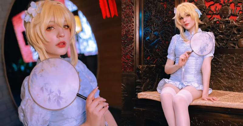正妹Coser烏克蘭基因混搭日本魂　白皙嫰肌高顏值+二次元日系裝扮很可以 - 網路美女