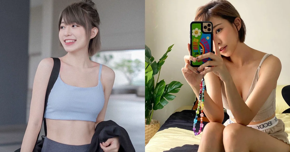 「大馬短髮美乳妹」激似林明禎！甜美笑容火辣身材好吸睛，超狂馬甲線更厲害！ - 網路美女