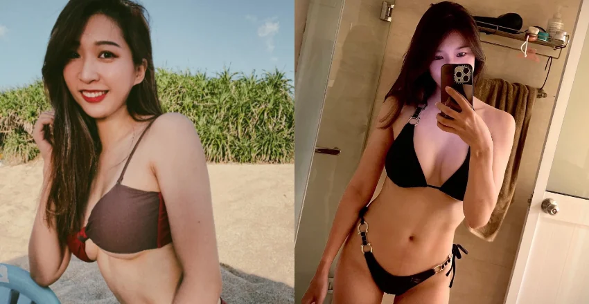 高雄健身教練「Milk Du」比基尼展現結實的火辣身材！ - 網路美女