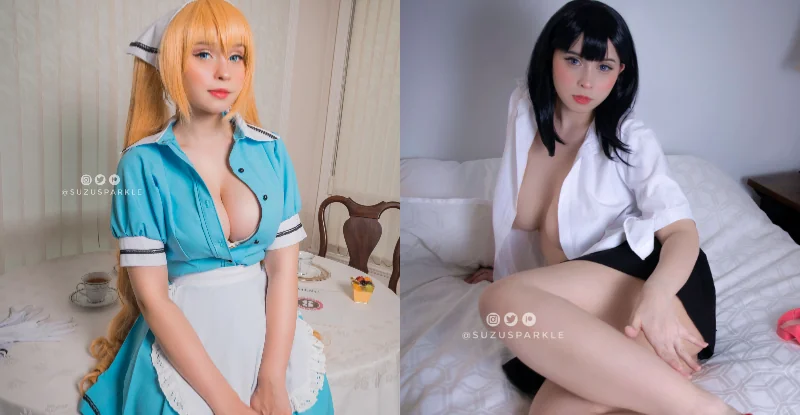 奶香四溢！巨乳Coser胸前「長輩」太強悍　動不動就跑出來Say Hi刷存在感 - 網路美女