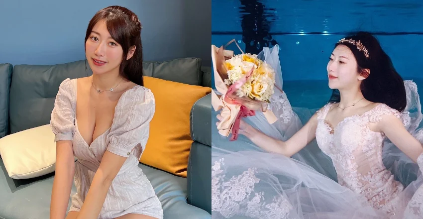 甜美女神「比特啾啾 Elsa」自由潛水難不倒　樂當火辣美人魚 - 網路美女