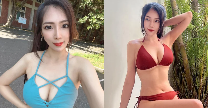 壓扁了啦！長腿家政婦「米可」擦玻璃炸奶畫面好誘惑 - 網路美女