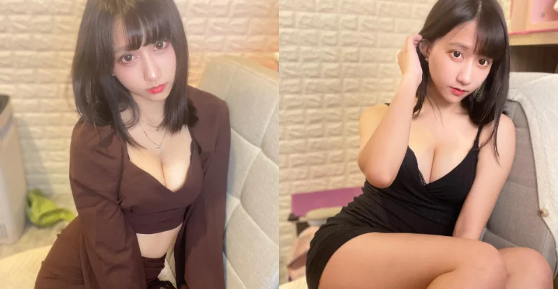 「大眼少女」自拍神情超誘惑，「無辜掏乳」偷顯邪惡思維 - 網路美女