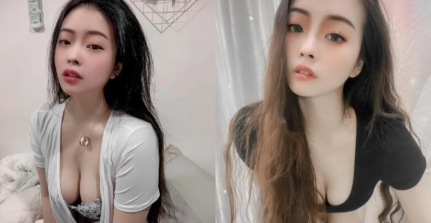 超正刺青師「Hannah 漢娜」身材火辣　一彎腰就傾瀉而出 - 網路美女