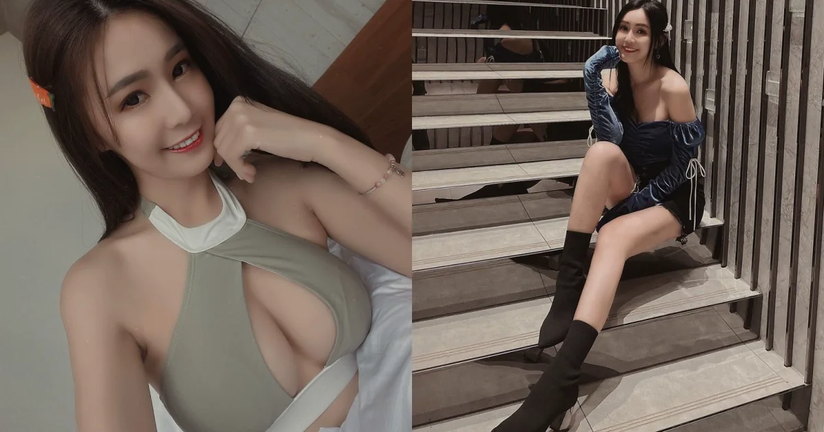 甜美正妹「珍珍」中路大開！躺床自拍「34E雪乳溢出」，還有雙白嫩大長腿！ - 網路美女