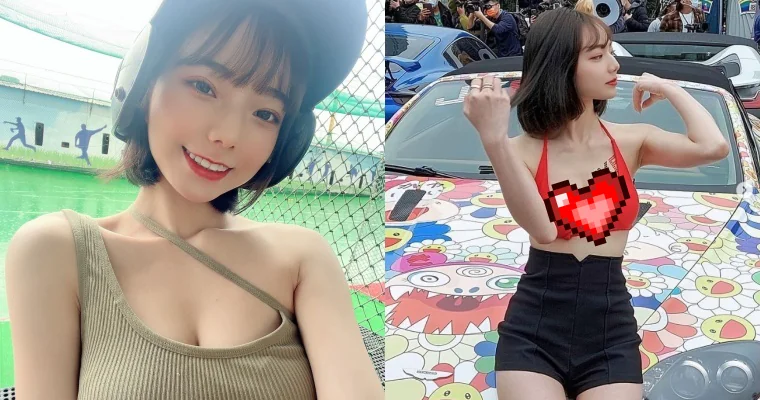 JKF 百大女神「啾啾」現身 CAR WALK 愛車嘻哈派對！「紅色穿搭」讓網友陷入瘋狂 - 網路美女