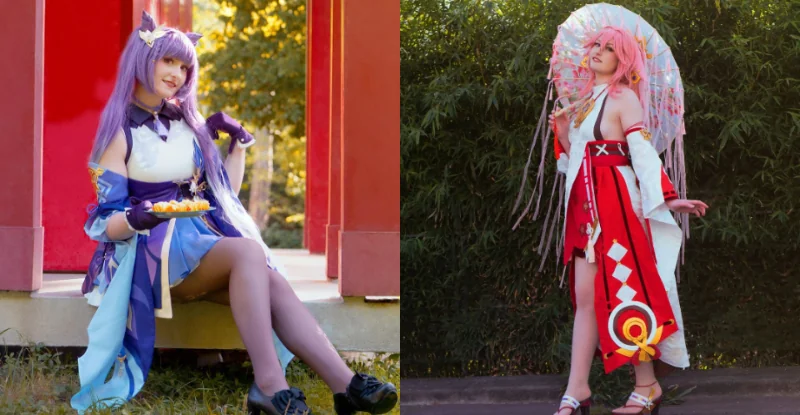 法國正妹Coser「歐風萌臉X日系裝扮」太吸睛　微肉嫩體引人想過分疼愛 - 網路美女