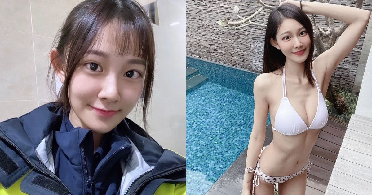 超清純甜美「正妹女警」又瘦又有料！比基尼照秀「美乳腹肌」讓網友大喊：快逮捕我！ - 網路美女