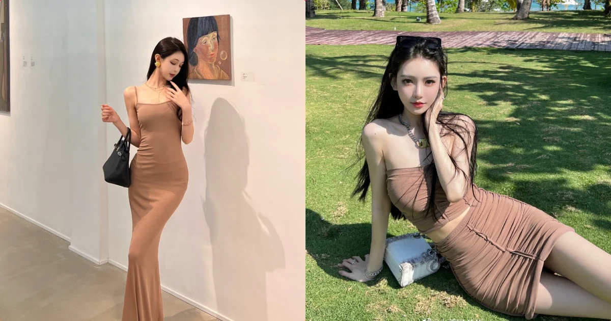 畫展遇到「長腿緊身衣辣妹」，「逆天好比例」太讓人分心！ - 網路美女