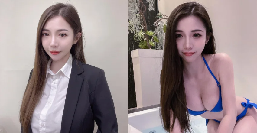台中正妹房仲「柔柔Rou」保守套裝底下隱藏火辣曲線！ - 網路美女
