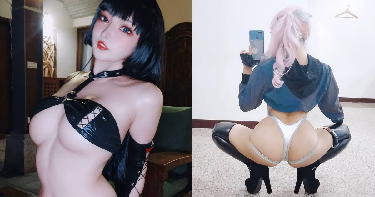 在台日本妹「秀奈」挺白嫩巨乳玩cosplay！超大膽姿勢讓人好想色色！ - 網路美女