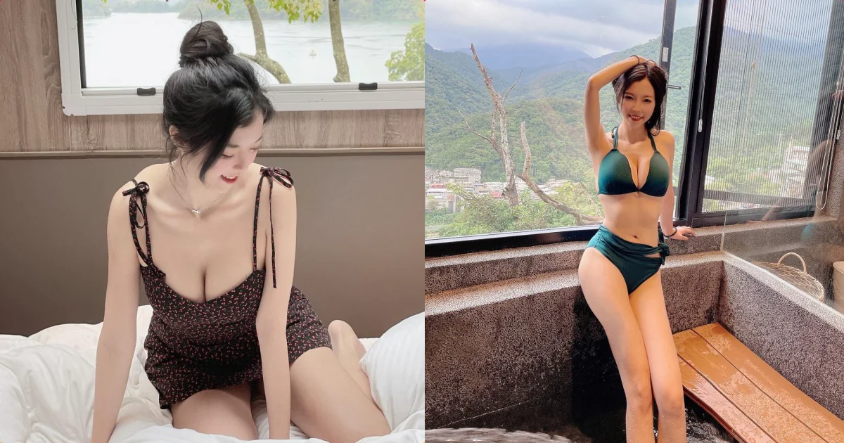 辣妹「羅莉」穿低胸裝體驗露營車，「優質的修長美腿」太逆天！ - 網路美女