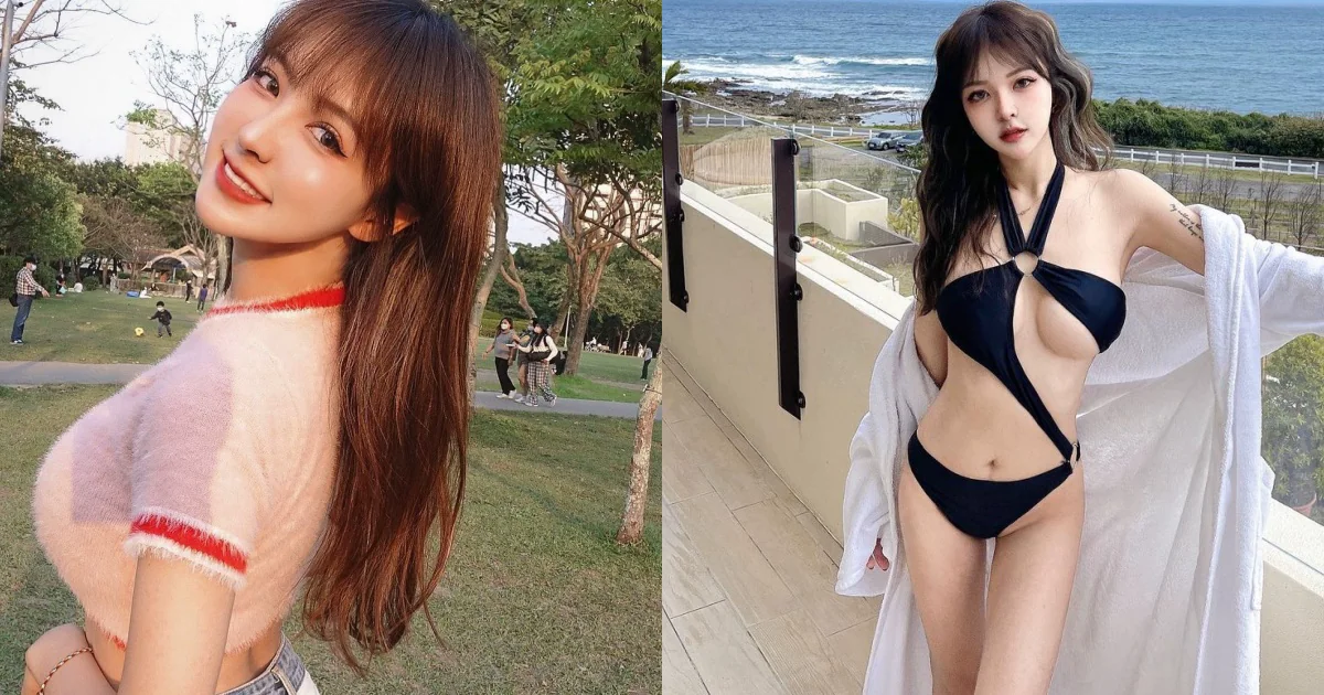 巨乳正妹美甲師「UU」，墾丁度假辣穿「爆乳泳裝」，露出大UU弧度好犯規！ - 網路美女