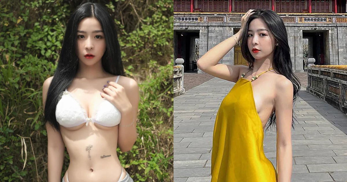 高顏值正妹「古城前側露美乳」，「堅挺胸形」好有透視感！ - 網路美女
