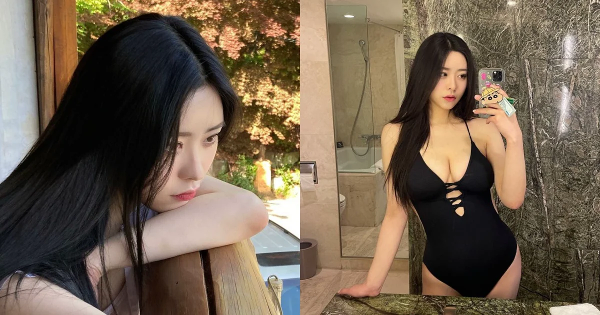 韓國素人正妹根本「大奶王祖賢」！臉跟身材都超優，爆乳泳裝「人字奶」藏不住！ - 網路美女