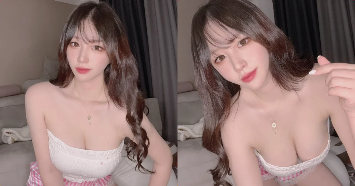 像貓咪一樣愛撒嬌的「迷人美乳妹」，「低胸前傾」胸型超明顯！ - 網路美女