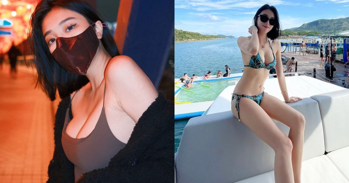 香港正妹「爆乳長腿」秀不停！細肩帶背心挺「渾圓美胸」，壞壞的最有魅力！ - 網路美女