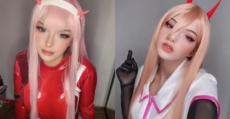 顏值逆天！正妹Coser頂天使美顏卻扮性感小惡魔　魅惑電眼極挑釁會勾人 - 網路美女