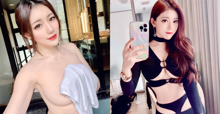 毛巾太小條啦！性感妖精「謝立琪 Kiki」曝光超大尺泡湯照 - 網路美女