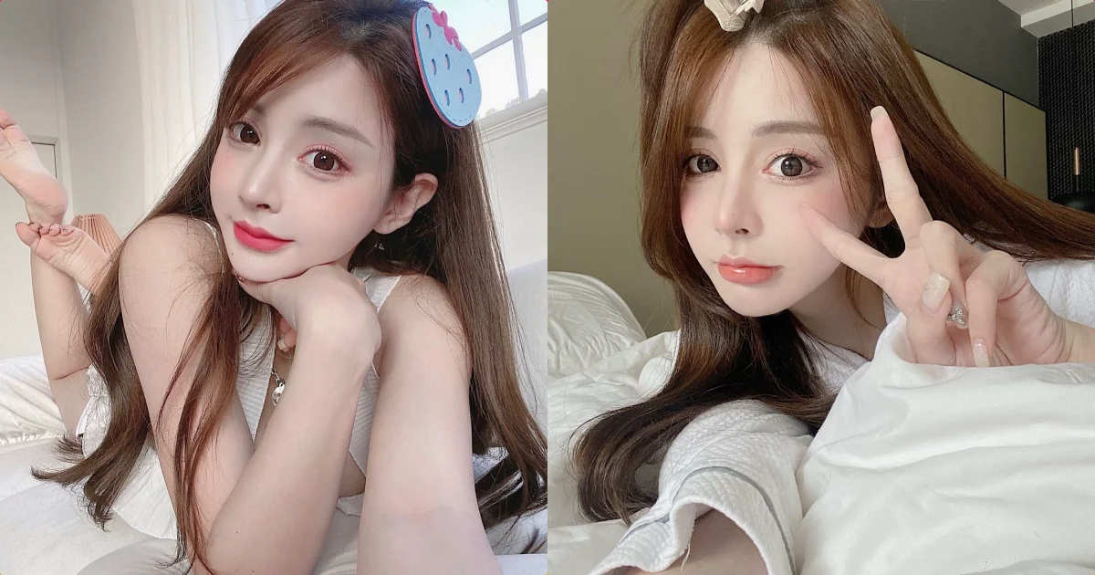 大眼正妹「床上自拍又純又欲」，「白皙曲線」讓人馬上醒腦！ - 網路美女