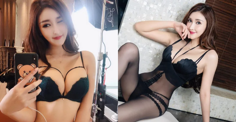 長腿模特「哈霓萱」邪惡巨乳超暴力，眼見內衣線被海溝吃掉！ - 網路美女
