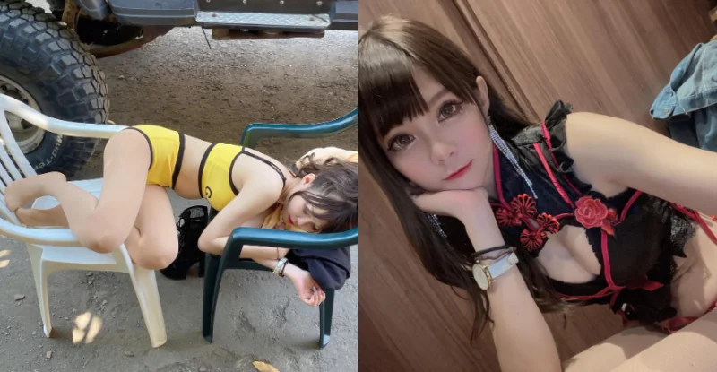 「火辣Dancer」累癱還現「性感小蠻腰」 粉絲：「甘願當人肉躺椅」 - 網路美女