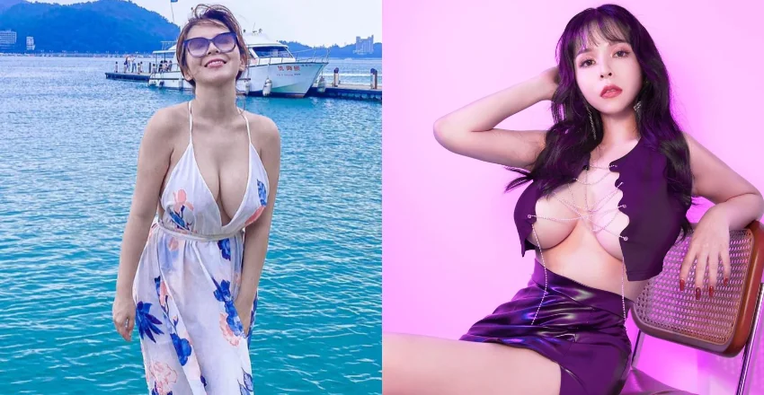 木瓜姊姊「Mandi香菱」爆乳遊日月潭掀起波濤洶湧的乳浪！ - 網路美女