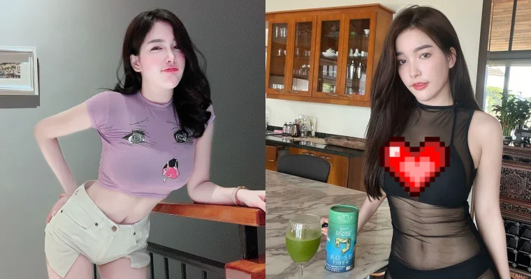 泰國比基尼女神 Baifern 驚喜曬「黑色透視」穿搭...追蹤數逼近 190 萬 - 網路美女