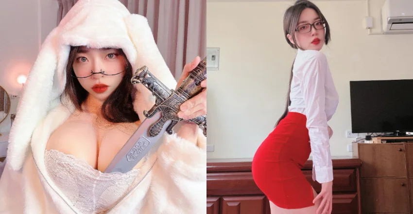 仙女妍妍兒尋勇者拔出胸前「乳中劍」　網友：快擦破皮啦！ - 網路美女