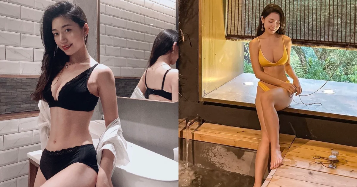 天冷也有福利照！「爆乳部落客」比基尼泡湯，超養眼美胸長腿一次露出！ - 網路美女