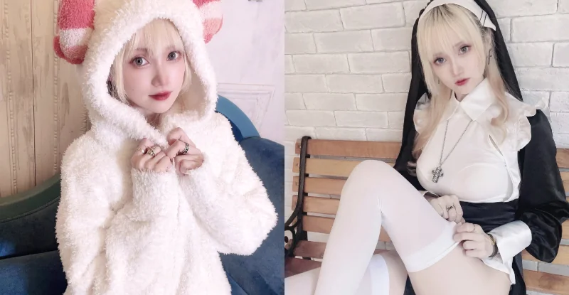 不可以色色！正妹Coser穿上高衩修女服　火辣身材讓人遊走理智斷線邊緣 - 網路美女