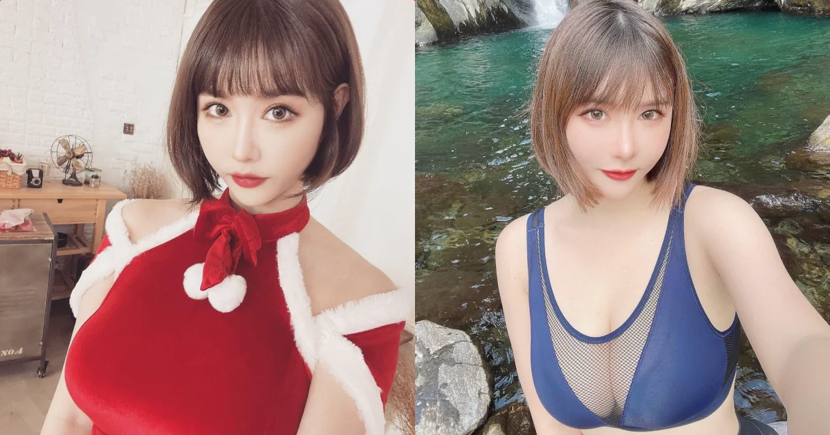 正妹「希維亞」溯溪時美乳現形了，「超透視的白嫩美乳」太誘惑！ - 網路美女