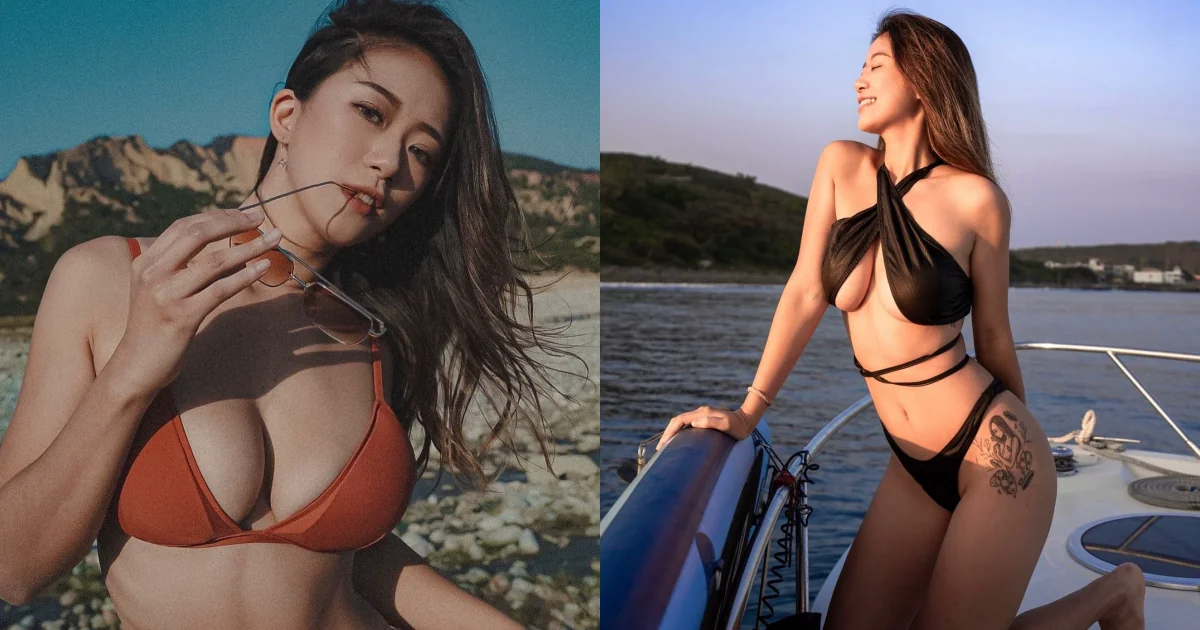 171cm的台中正妹有夠辣！「巨乳翹臀」壓迫感十足，有料還有性感肌肉！ - 網路美女