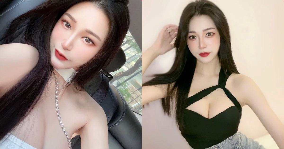 白皙正妹「小麻煩」深溝好長呀，「精緻五官」讓人著迷！ - 網路美女