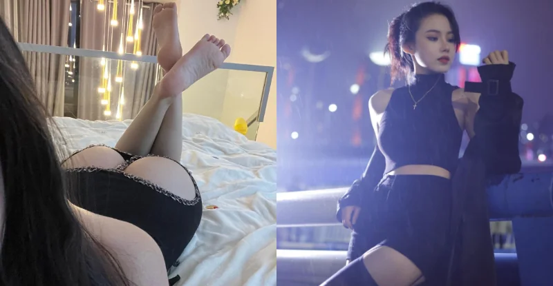 「天菜正妹」床上穿「性感挖屁褲」，邪惡節奏讓網友超想犯罪！ - 網路美女