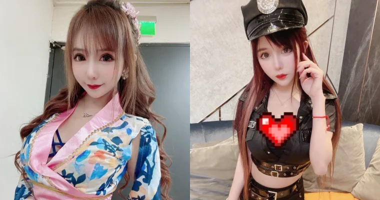 電眼辣模「蔡粉粉」化身俏女警！甜撩網友：我要逮捕你的心 - 網路美女