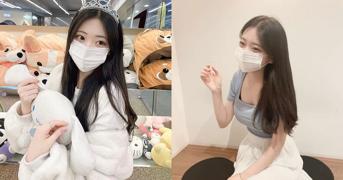 「神秘可愛！超性感嫩妹微低胸裝曲線大放送」 - 網路美女