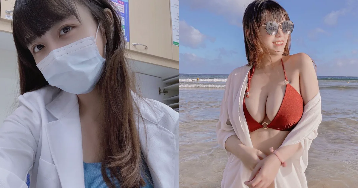 墾丁沙灘性感護士辣翻天！展現火辣「巨乳比基尼」，網友驚呼乳浪太強！
