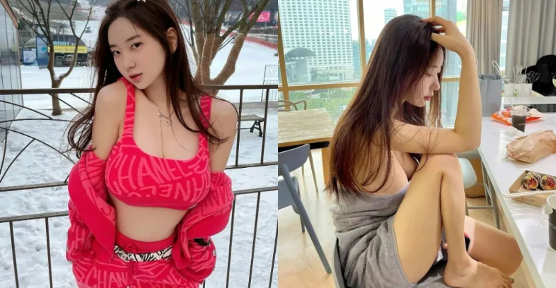 網路美女火辣亮相：巨乳餐桌秀，網友狂讚無法抗拒！