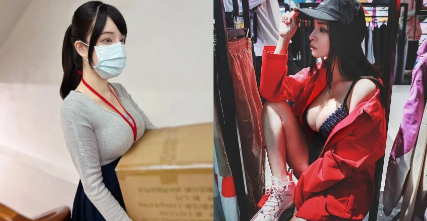 巨乳同事搬貨「卡住胸部」！網友感動出手相助