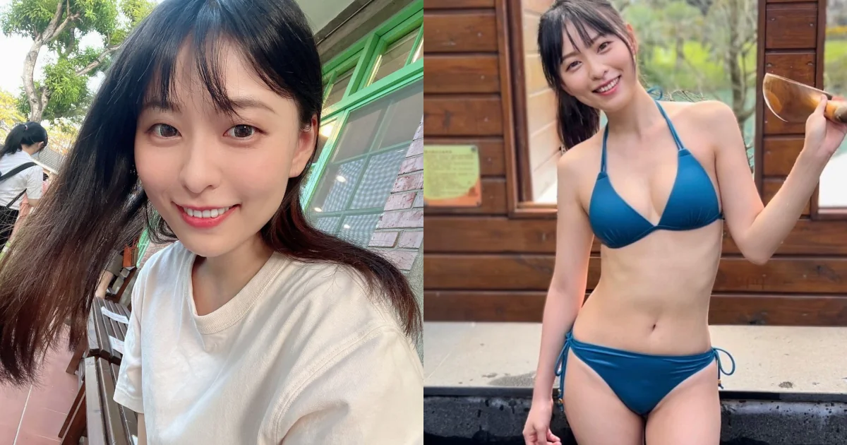 台大正妹Alicia比基尼泡湯照曝光！陽光下的甜美與性感完美融合