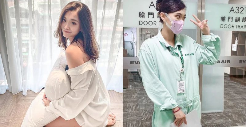 空姐下班驚人馬甲線曝光，網友：比Covid-19還毒！ - 網路美女爆紅