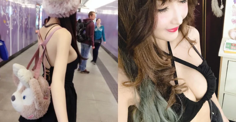 網路美女「哈霓萱」超狂美背曝光！驚艷兇猛乳彈吸睛必看
