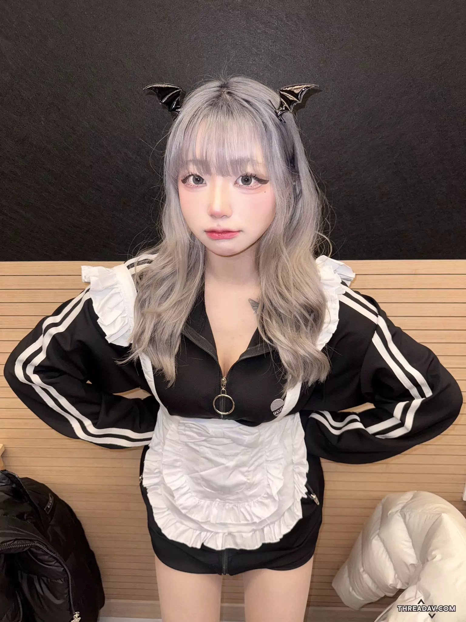 這就是所謂的童顏巨乳吧，隨便拍都美得不像話