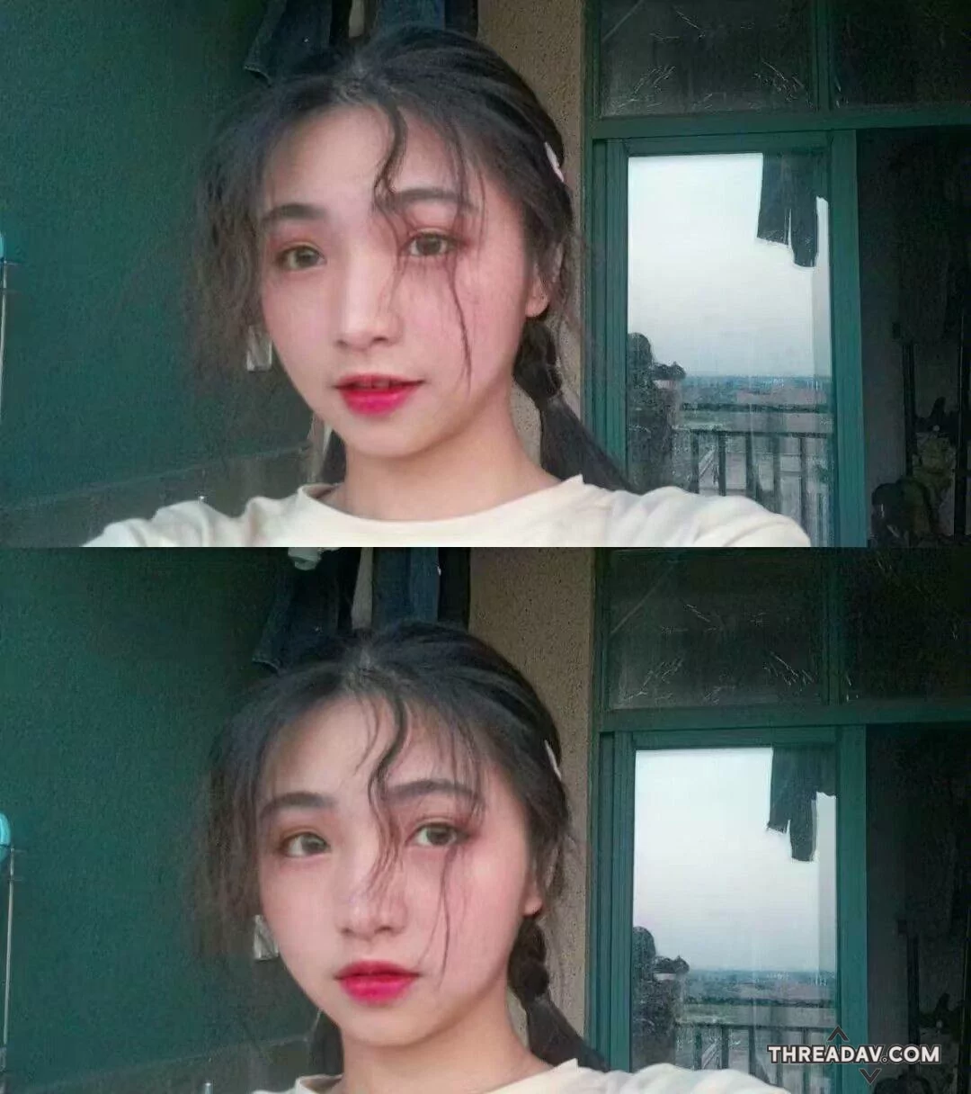 看着超级清纯的高中生嫩妹被自己富二代男友远程调教裸舞自慰超级反差好像还是学跳舞的