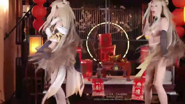 [本土無碼中文]極騷b站下海反差網紅｢咬一口兔娘｣凝光賀歲 金蛇來財 精油胴體肛塞封印裂縫超色情