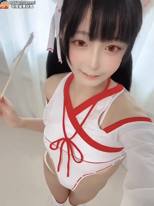 有这样可爱的萝莉巫女，心灵都被净化了