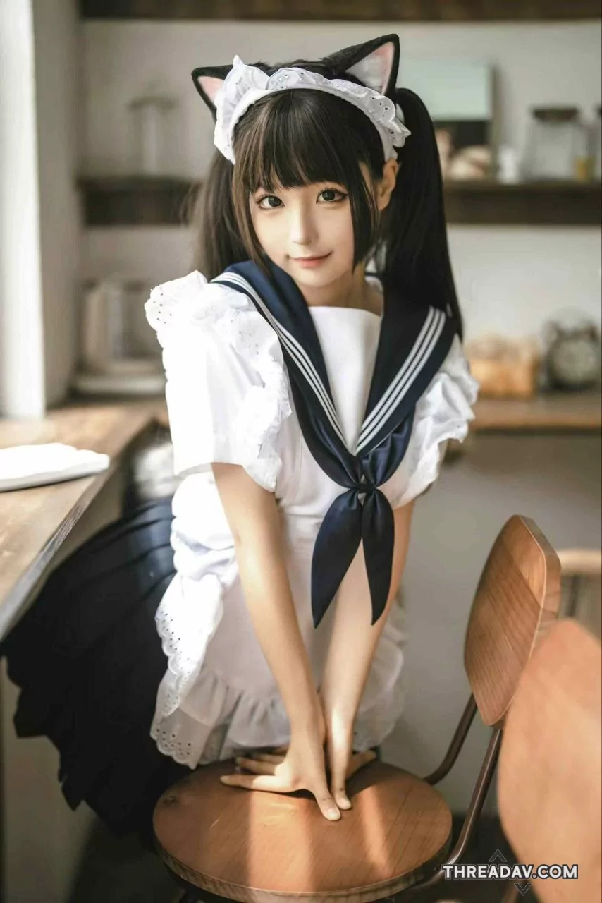 貓貓女僕裝寫真，清純萝莉系少女超可愛