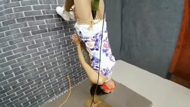 困绑倒吊凌虐，震动不停颤动的女奴